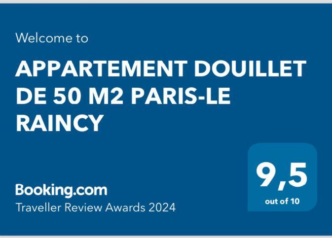 Doux Cocon De 50 M2 Paris-Le Raincy Apartment Exterior foto